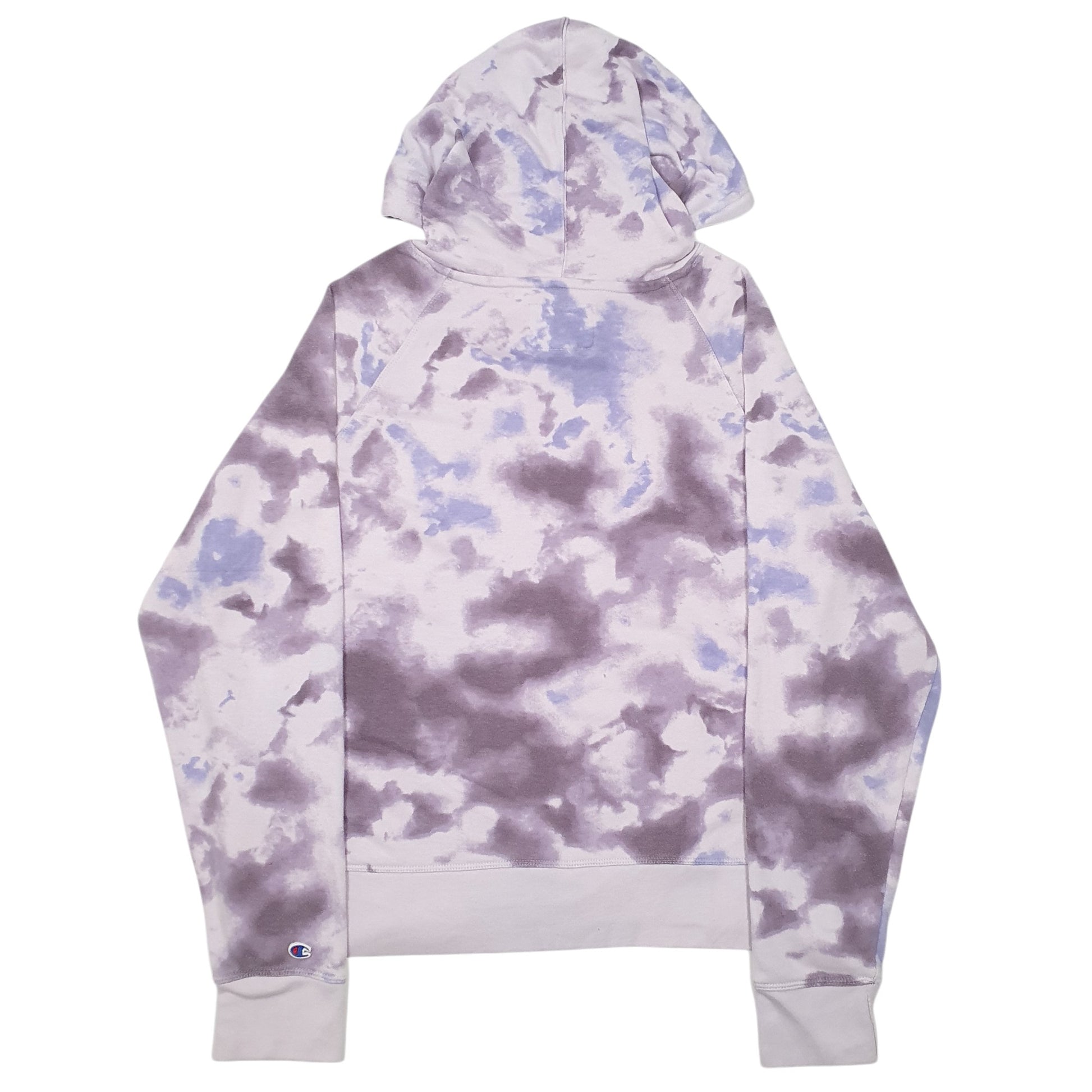Womens Pink Champion Tie Dye Hoodie Jumper
