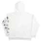 Mens White Adidas Floral Hoodie Jumper