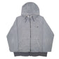 Mens Grey Nike Hoodie Full Zip Jumper