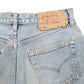 Womens Blue Levis 501 Denim Jorts Hot Pants Denim Shorts