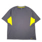 Mens Grey Reebok Active Workout Gym Short Sleeve T Shirt