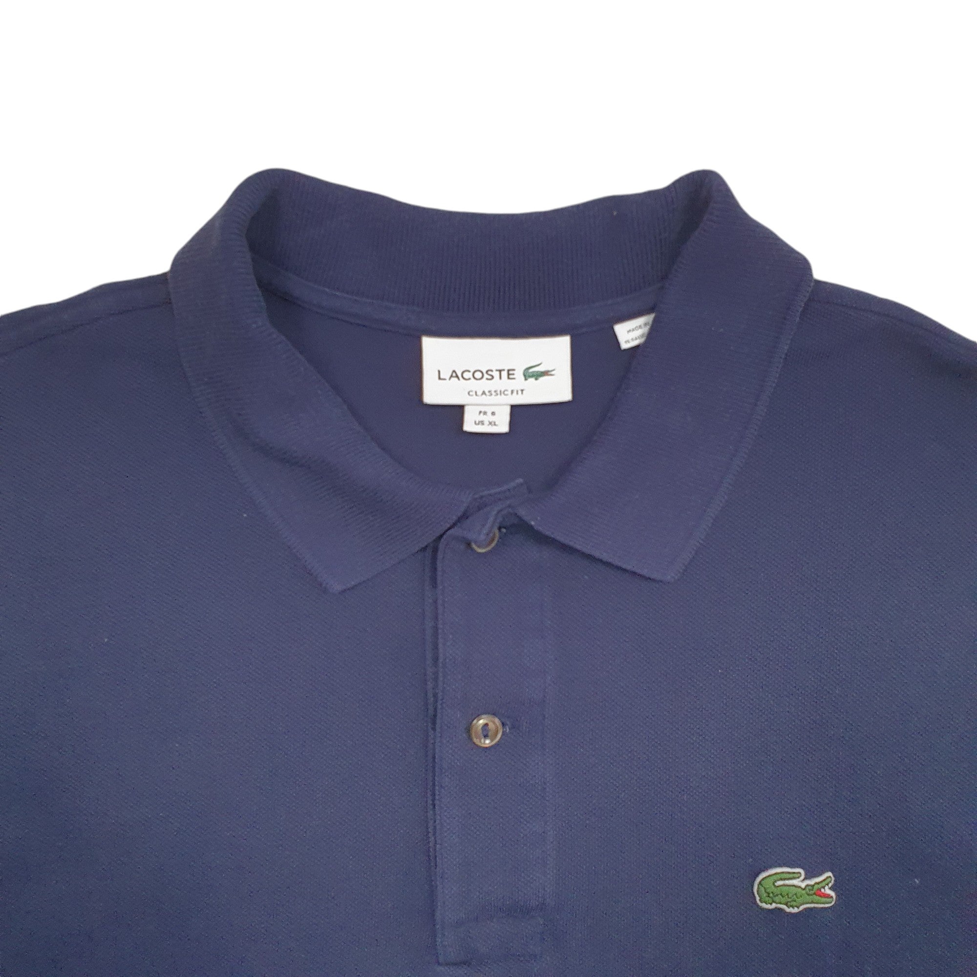 Mens Lacoste Short Sleeve Polo Shirt XL Bundl Clothing