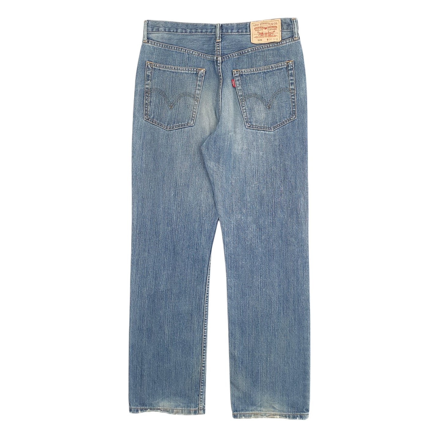 Mens Blue Levis  535 JeansW34 L31