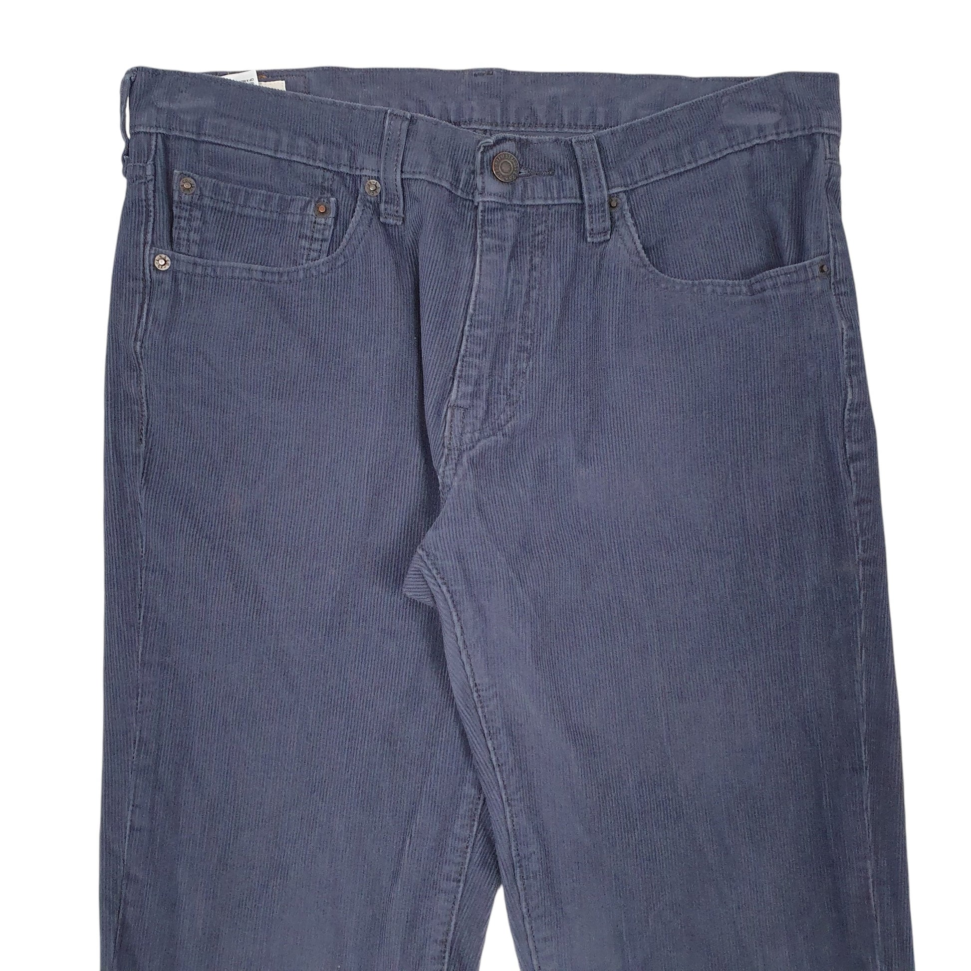 Mens Blue Levis  Corduroy Trousers