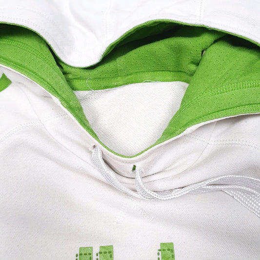 Womens White Adidas  Hoodie Jumper