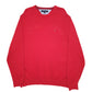 Mens Red Tommy Hilfiger  Crewneck Jumper