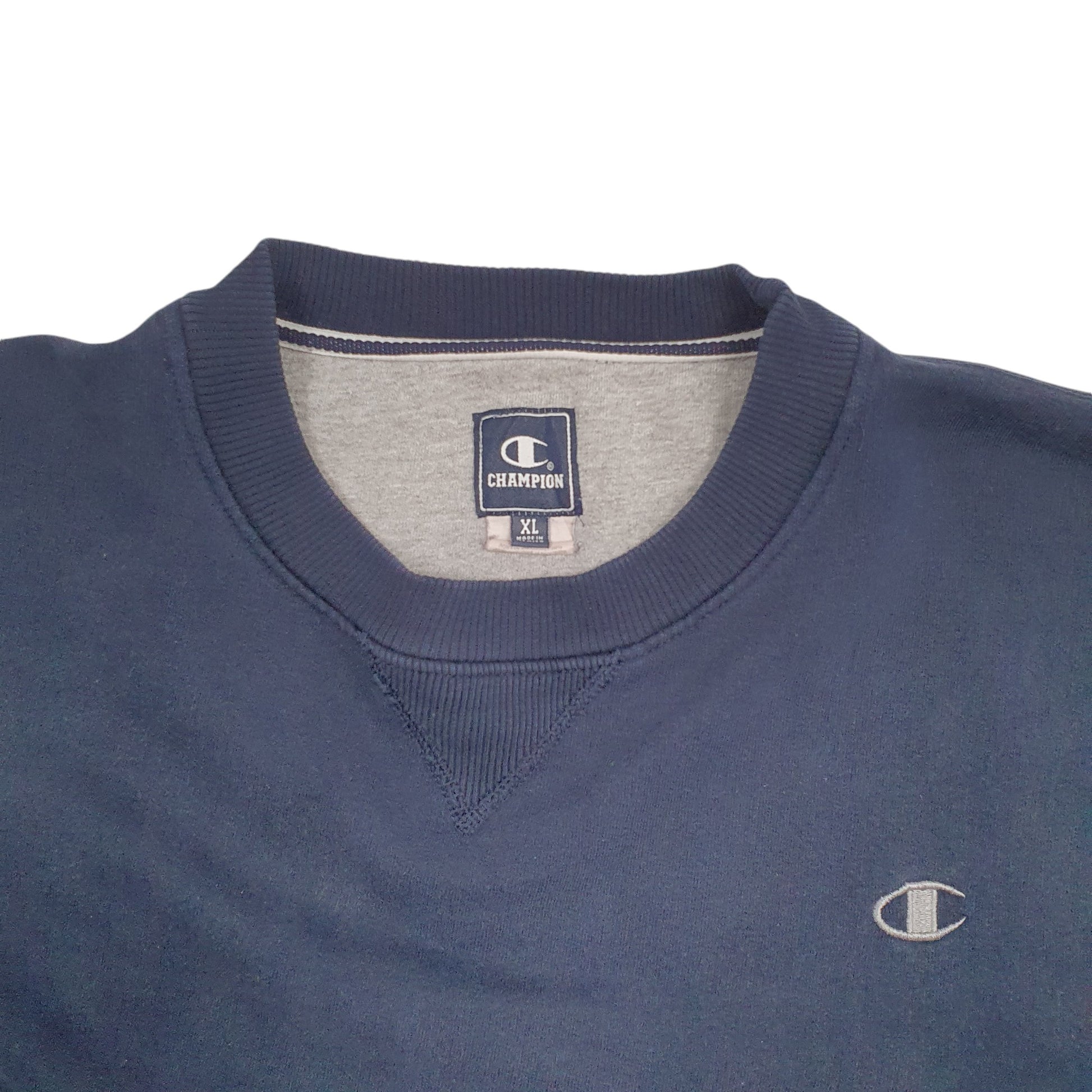 Mens Navy Champion  Crewneck Jumper