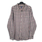 Mens White Gap Flannel Overshirt Long Sleeve Shirt
