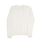Mens Cream Chaps Cable Knit Crewneck Jumper