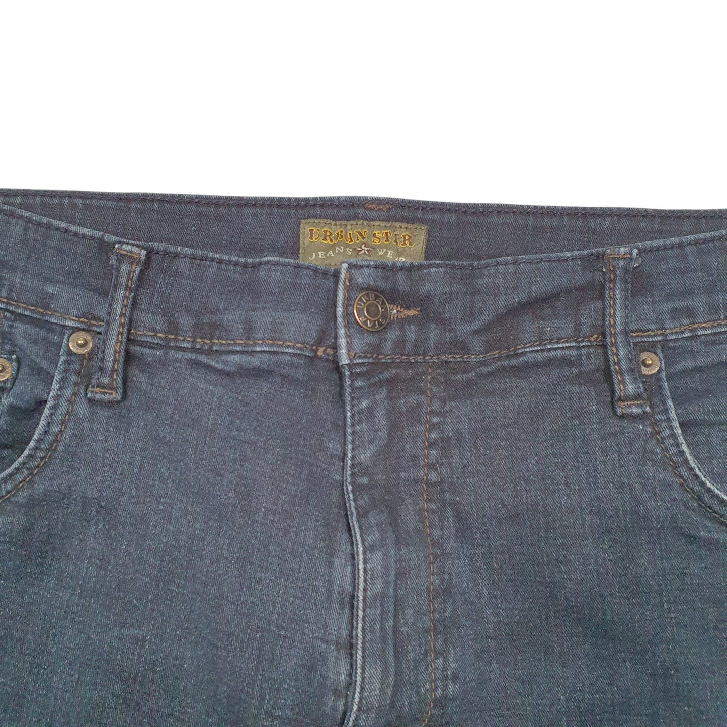 Mens Blue Urban Star Stretch Casual JeansW38 L33