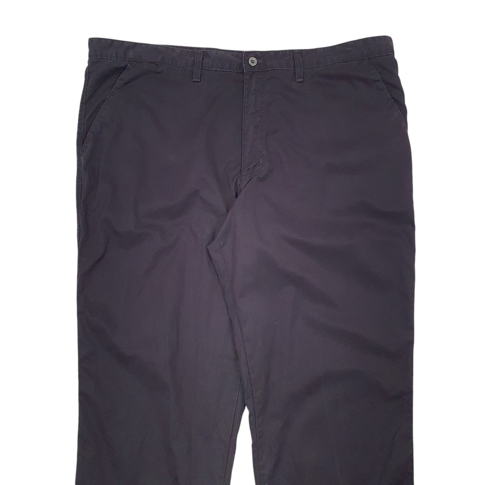 Mens Black Lee  Chino Trousers