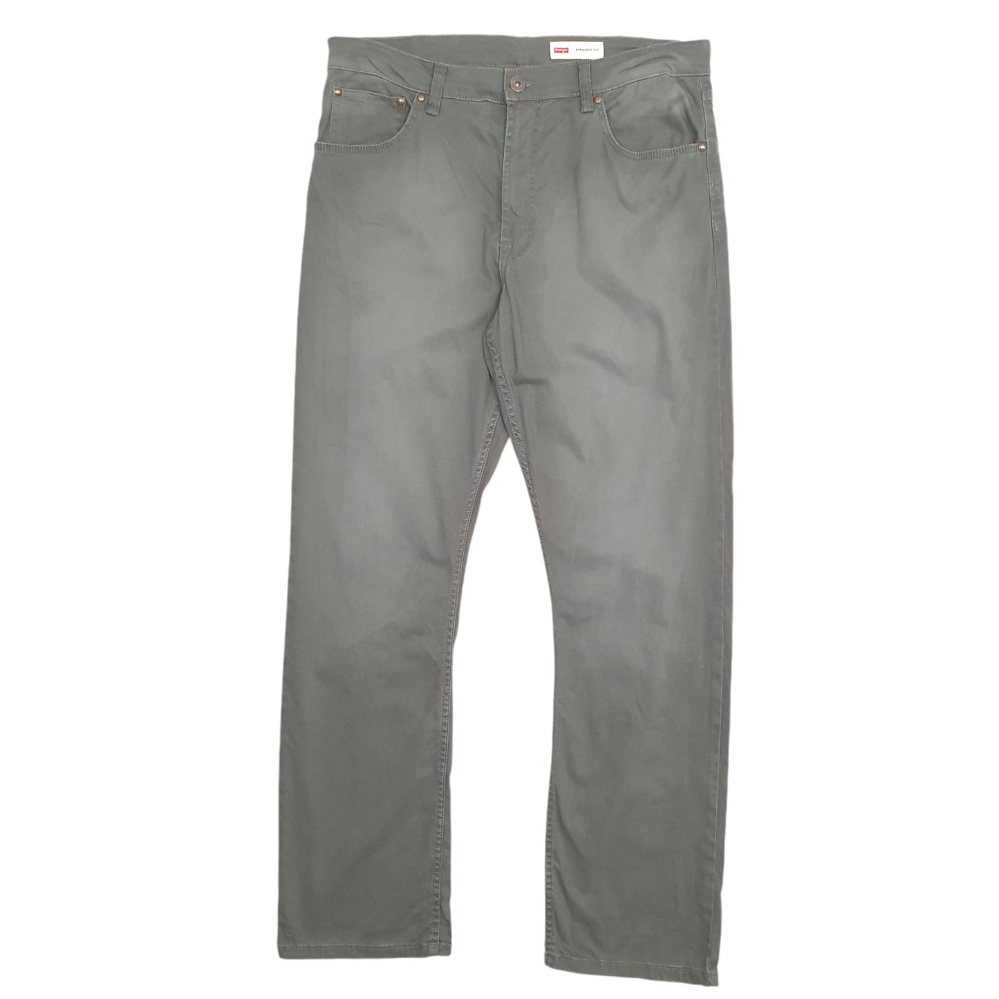 Mens Green Wrangler  Straight JeansW34 L32