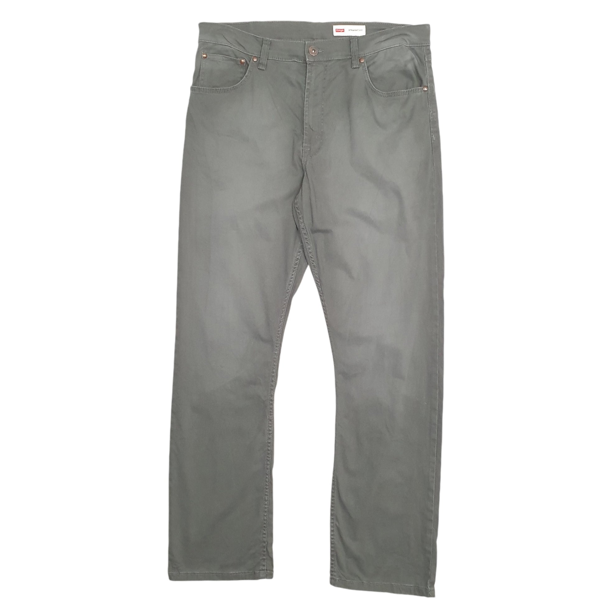 Mens Green Wrangler  Straight JeansW34 L32