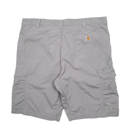 Mens Grey Carhartt Workwear Ripstop Carpenter Shorts