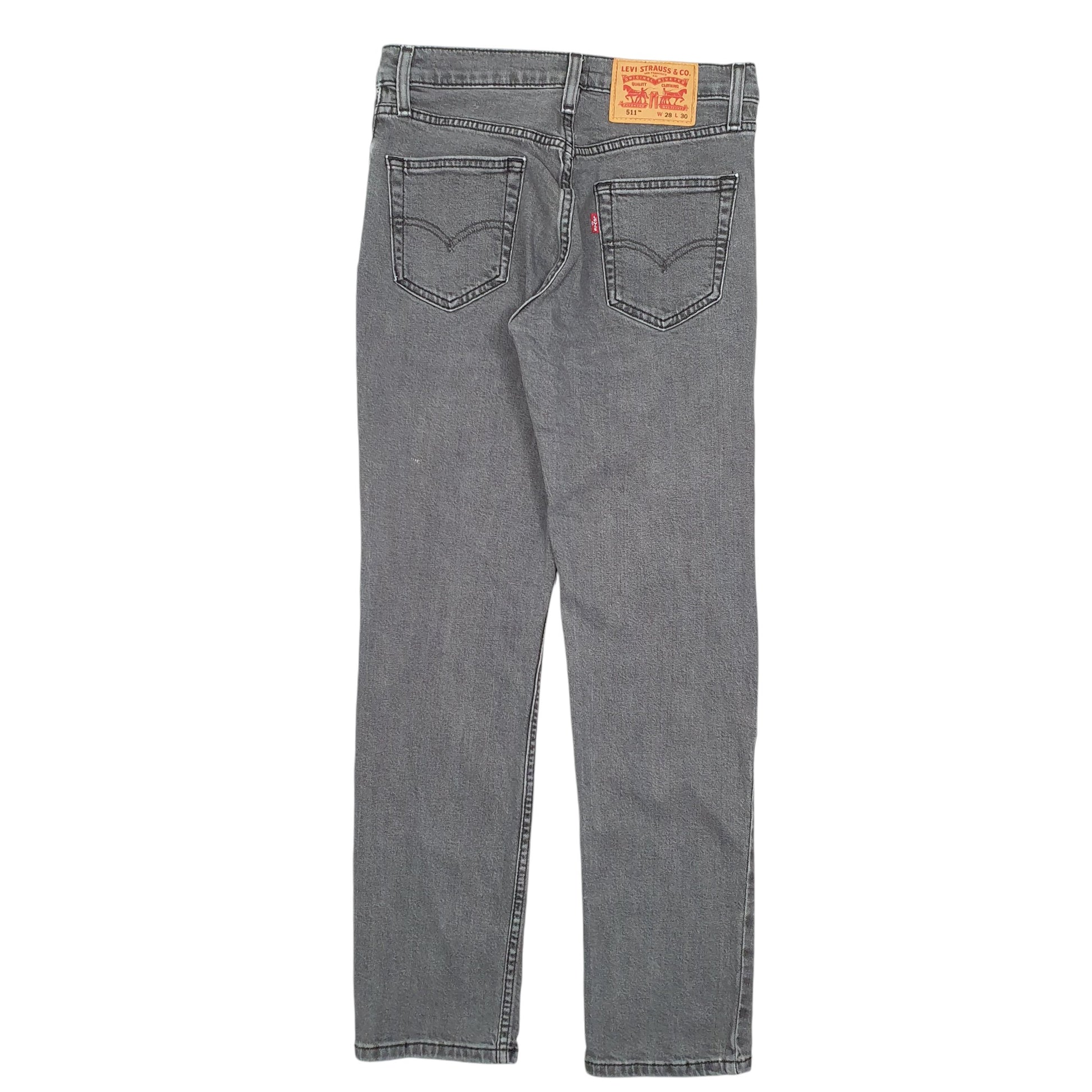 Mens Grey Levis  511 JeansW28 L30