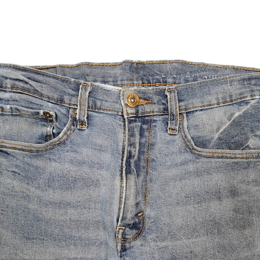 Mens Blue Levis Straight Denizen JeansW34 L30