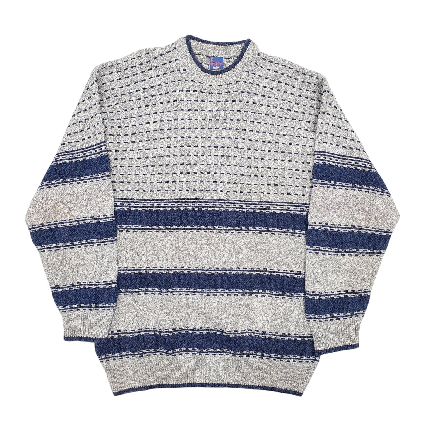 Mens Grey Bacanaklar Vintage Crewneck Jumper