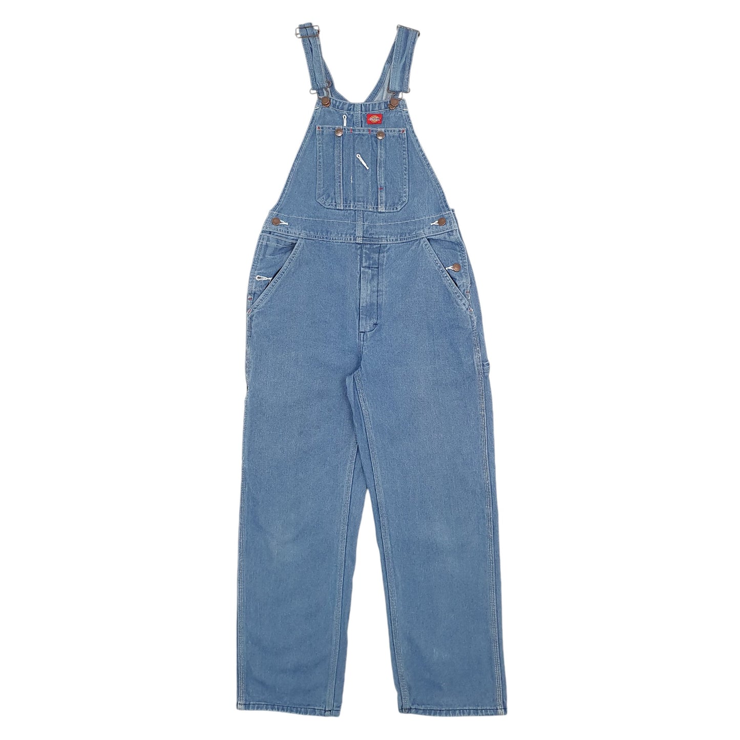 Mens Blue Dickies Denim Overalls Bib Dungaree Trousers