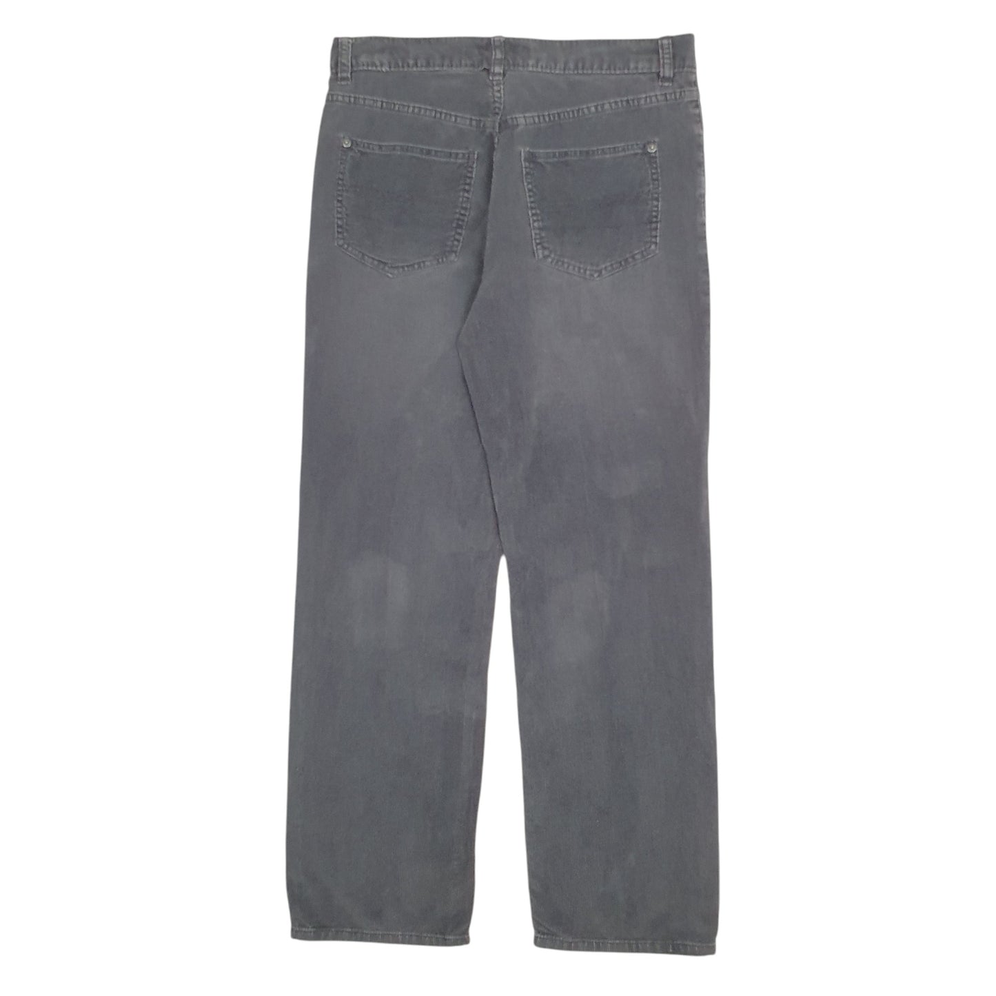 Mens Grey Calvin Klein  Corduroy Trousers