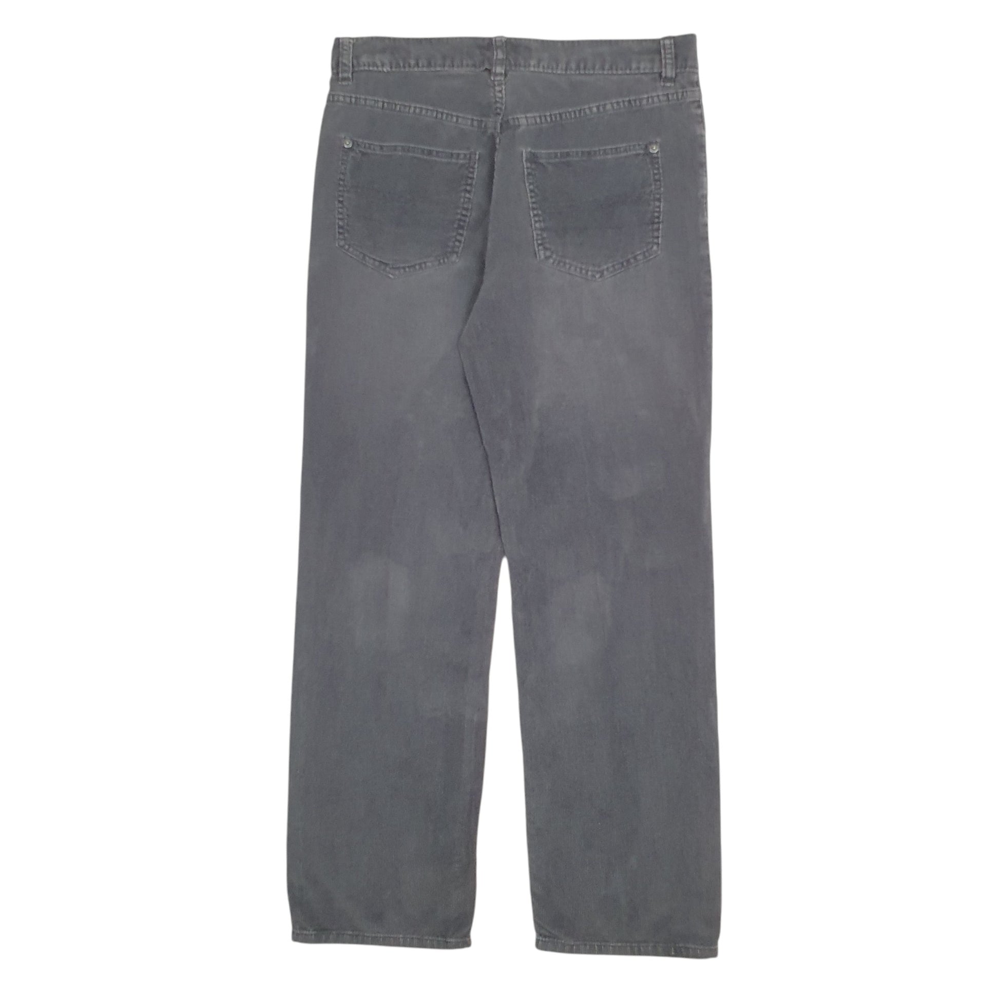 Mens Grey Calvin Klein  Corduroy Trousers