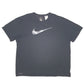 Mens Black Nike Swoosh Dri Fit Short Sleeve T Shirt