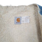 Mens Blue Carhartt Vest Gilet 8SV Sherpa Vintage 1980s Union Made Crewnecks Coat