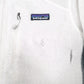Womens White Patagonia Outdoors Hiking Camping Full Zip Jumper