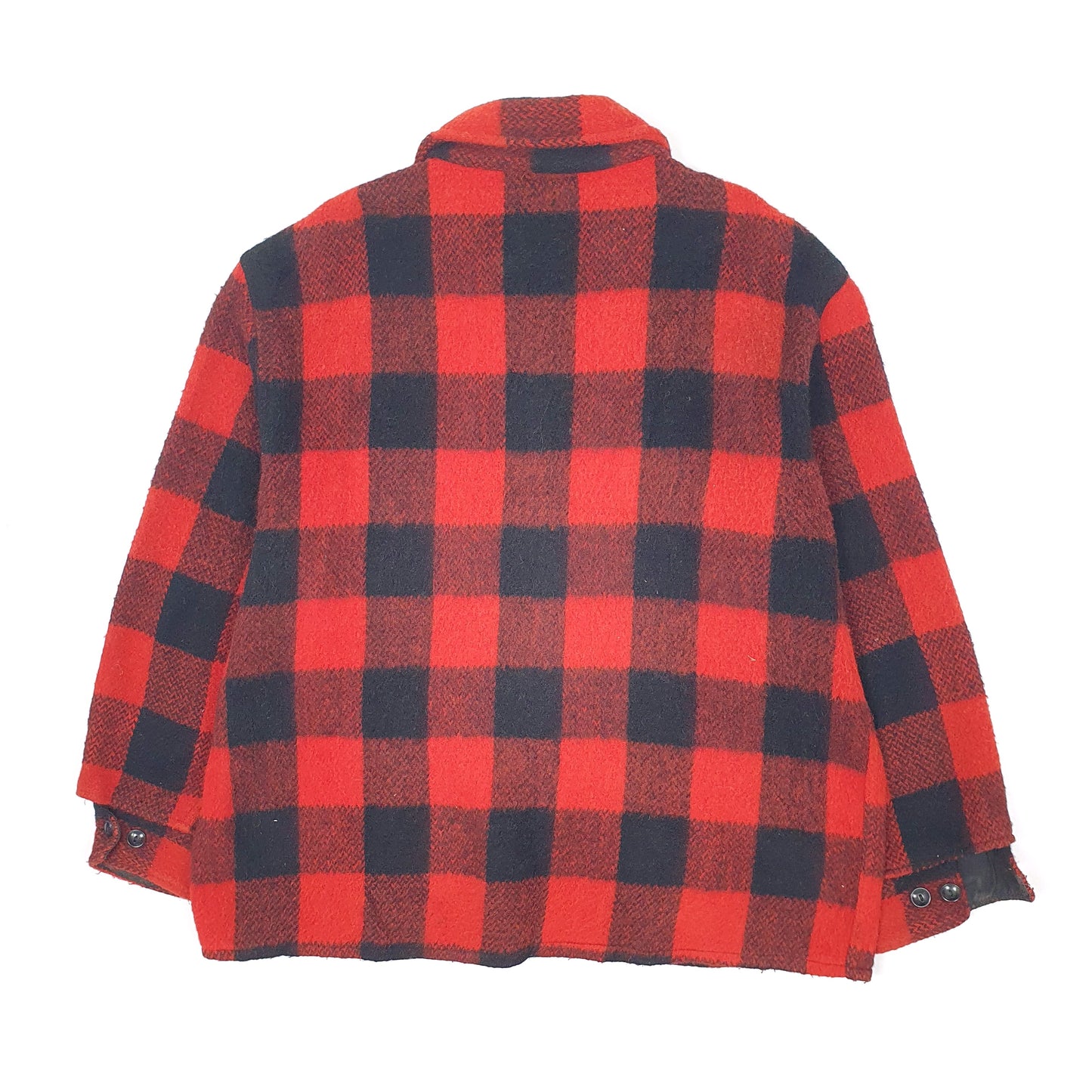 Mens Red Duxbak Plaid Mackinaw Hunting Vintage 1990s  Coat