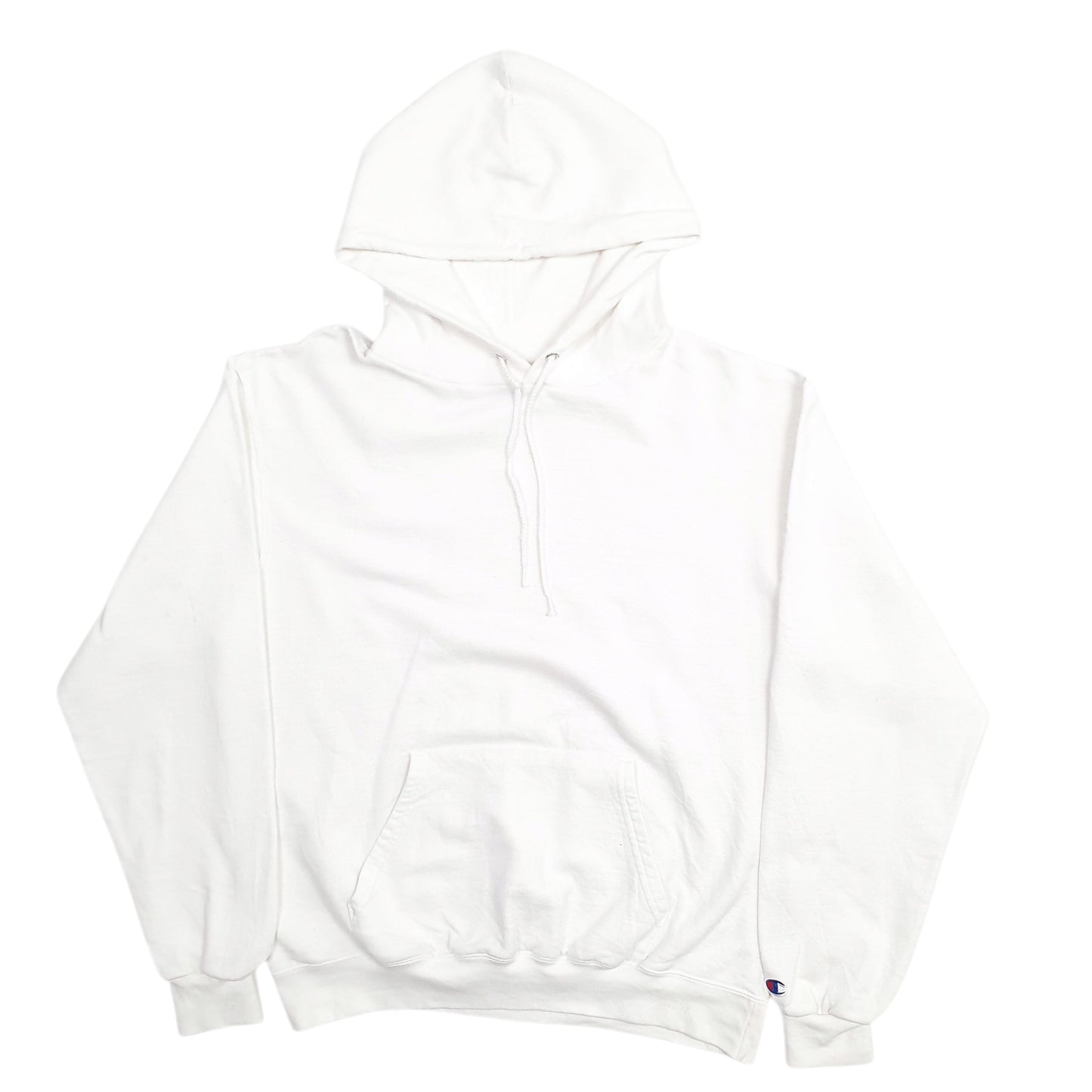 Mens White Champion  Hoodie Jumper