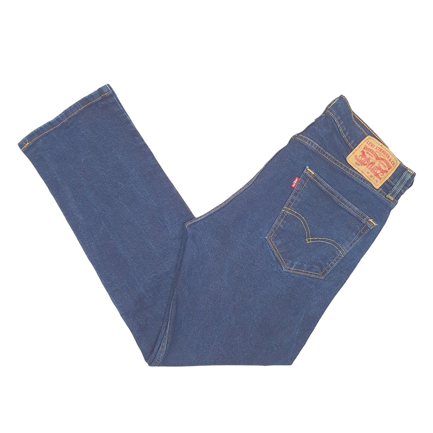Mens Blue Levis Stretch 505 JeansW34 L30