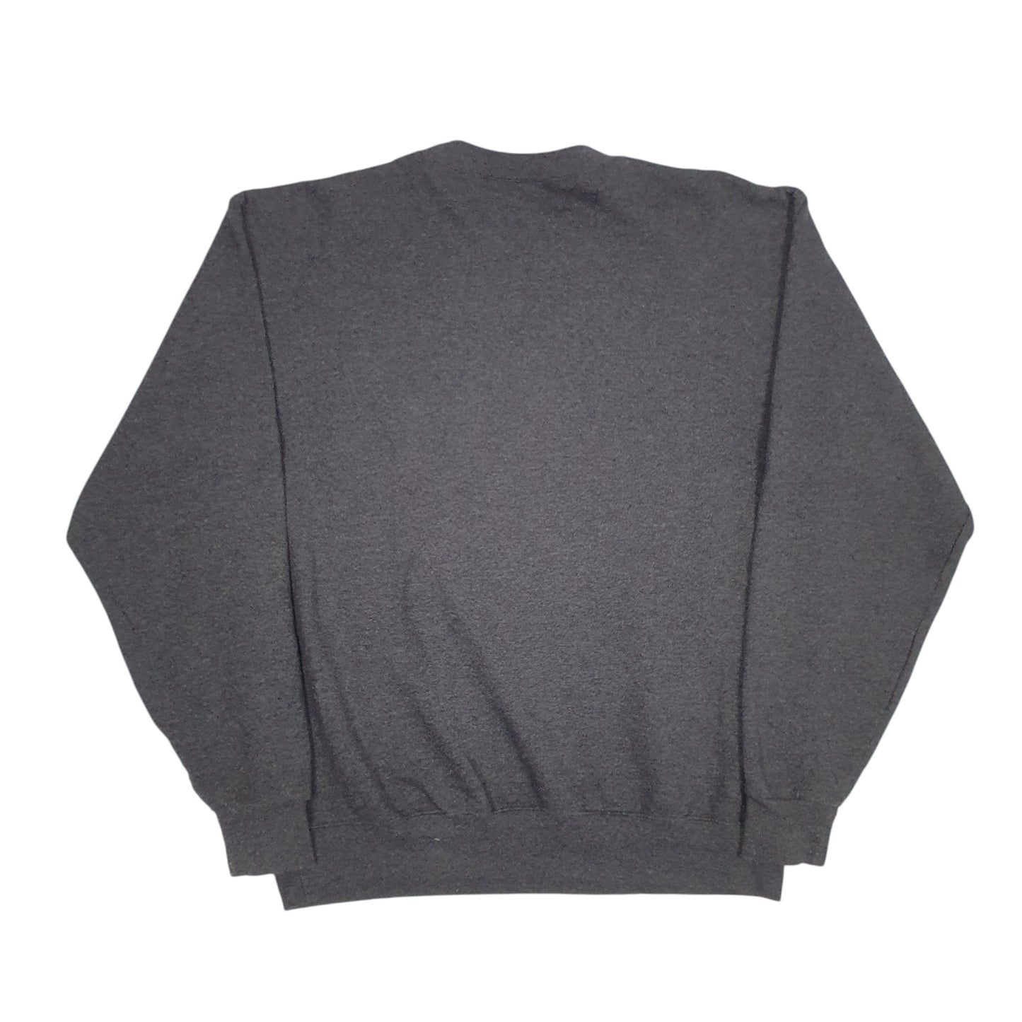 Mens Grey Champion Spellout Crewneck Jumper