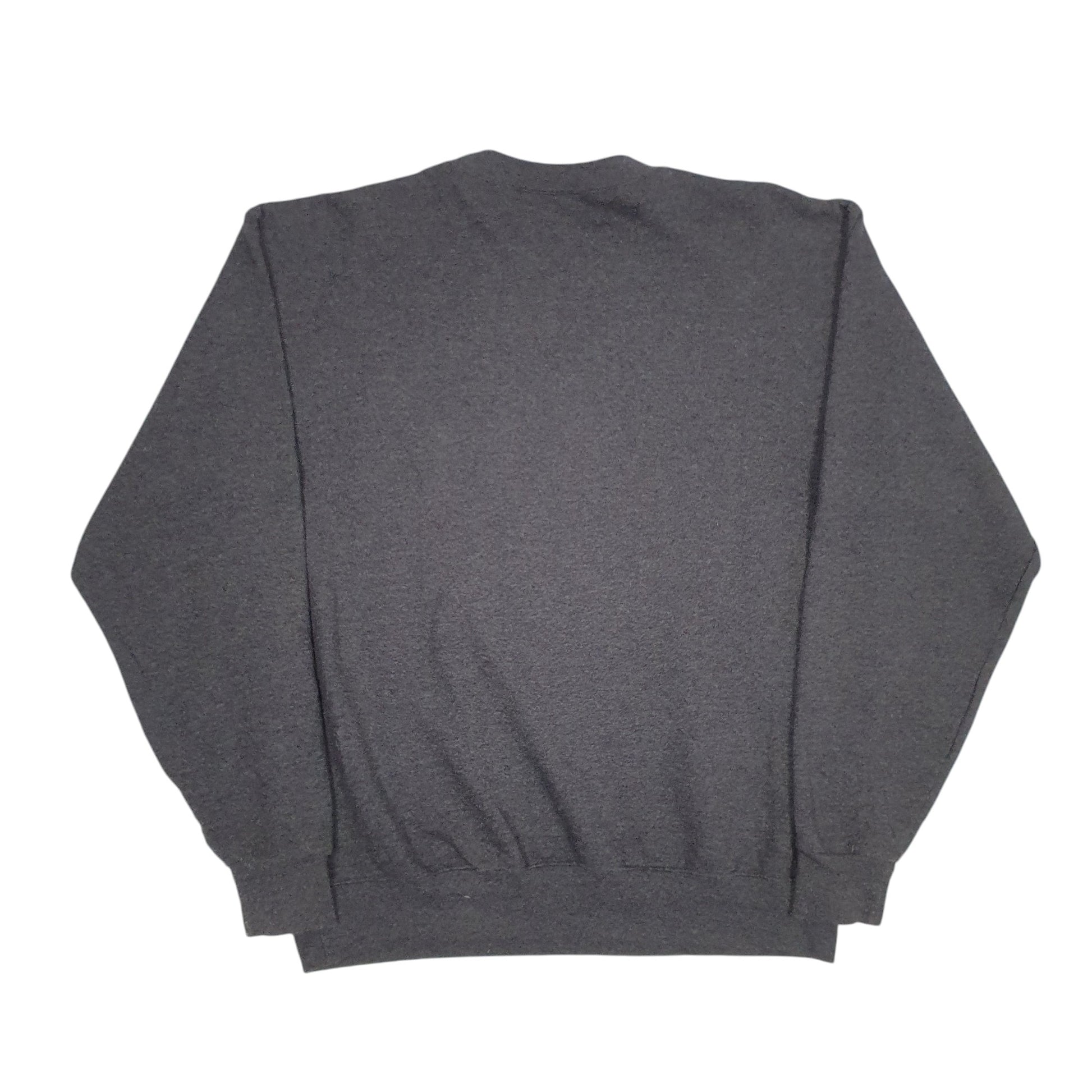 Mens Grey Champion Spellout Crewneck Jumper