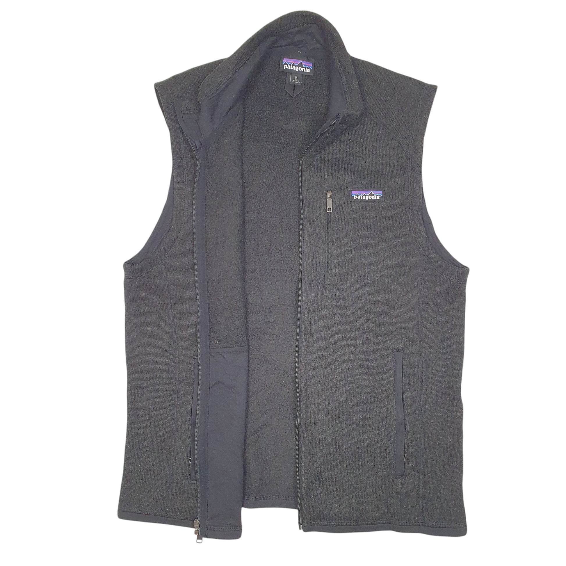 Mens Grey Patagonia Better Sweater Vest Bodywarmer Gilet Jumper