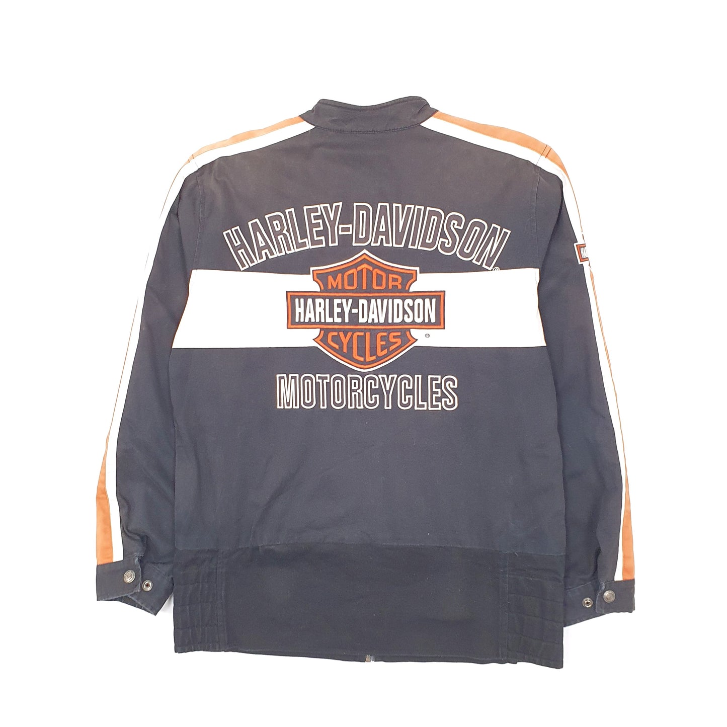 Mens Black Harley Davidson Motorcycles Riders  Coat