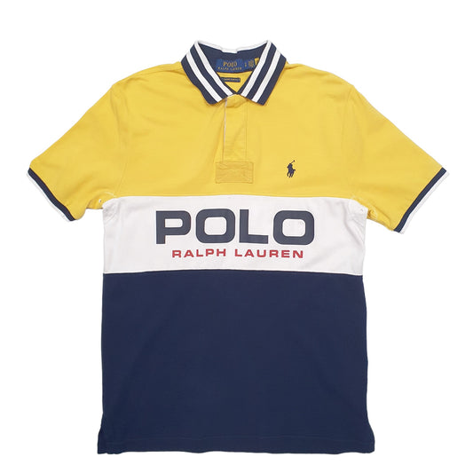 Mens Yellow Polo Ralph Lauren  Short Sleeve Polo Shirt