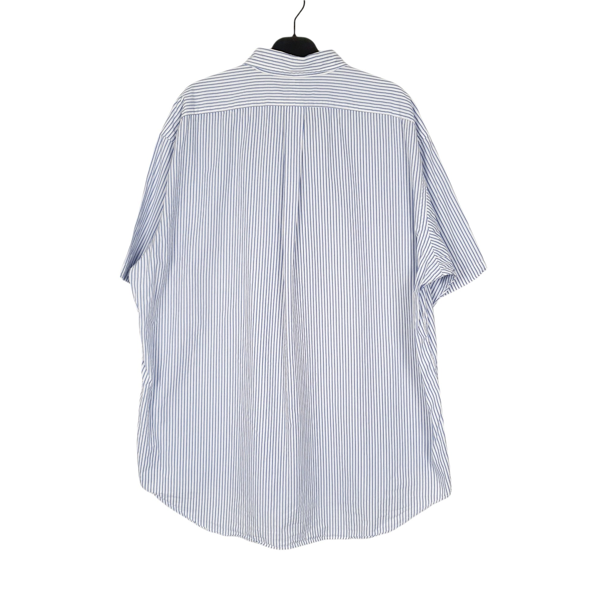 Mens Blue Polo Ralph Lauren Oxford Short Sleeve Shirt