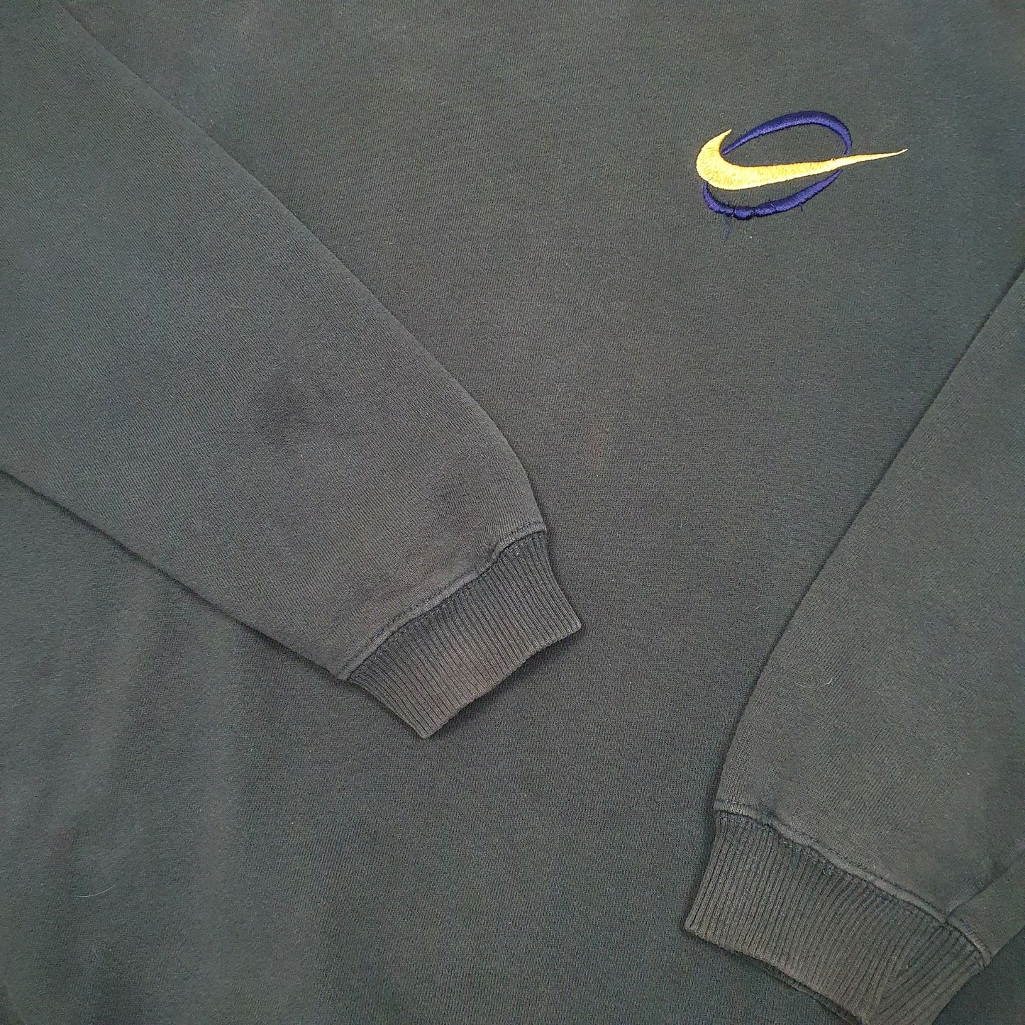 Mens Green Nike Vintage 80s Swoosh Made In Canada Crewneck Jumper