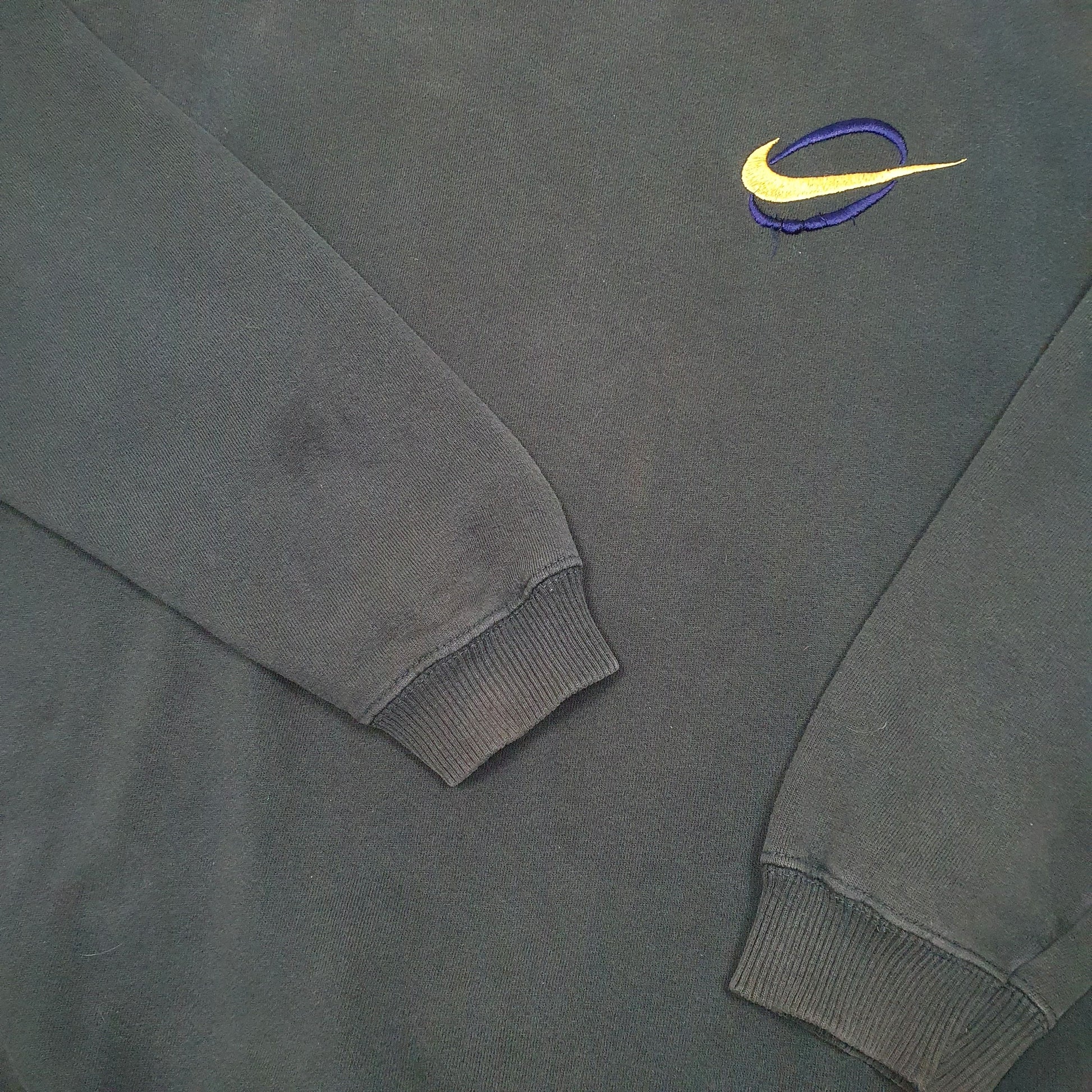 Mens Green Nike Vintage 80s Swoosh Made In Canada Crewneck Jumper