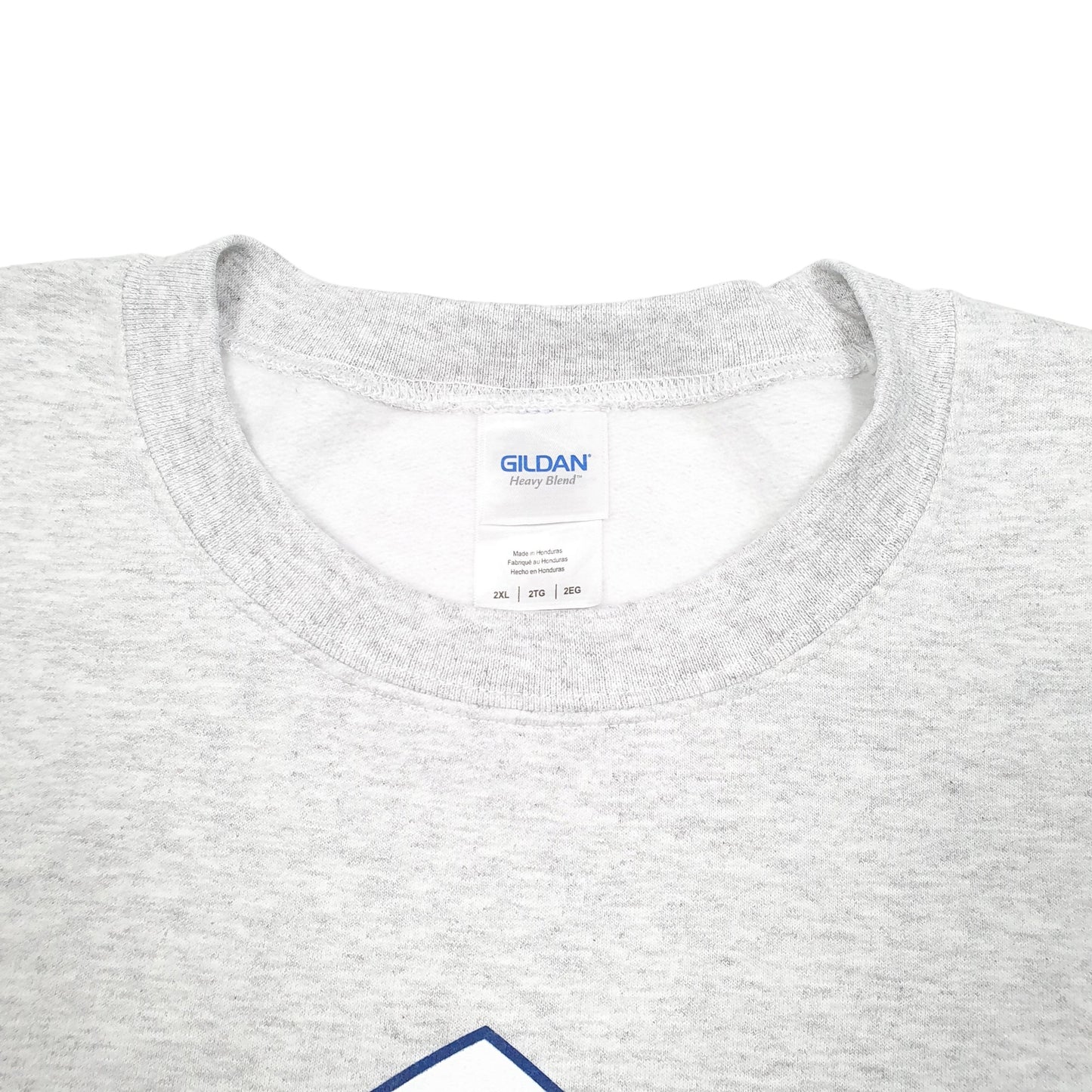 Mens Grey Gildan Heavy Blend St Augustines University Vintage Crewneck Jumper