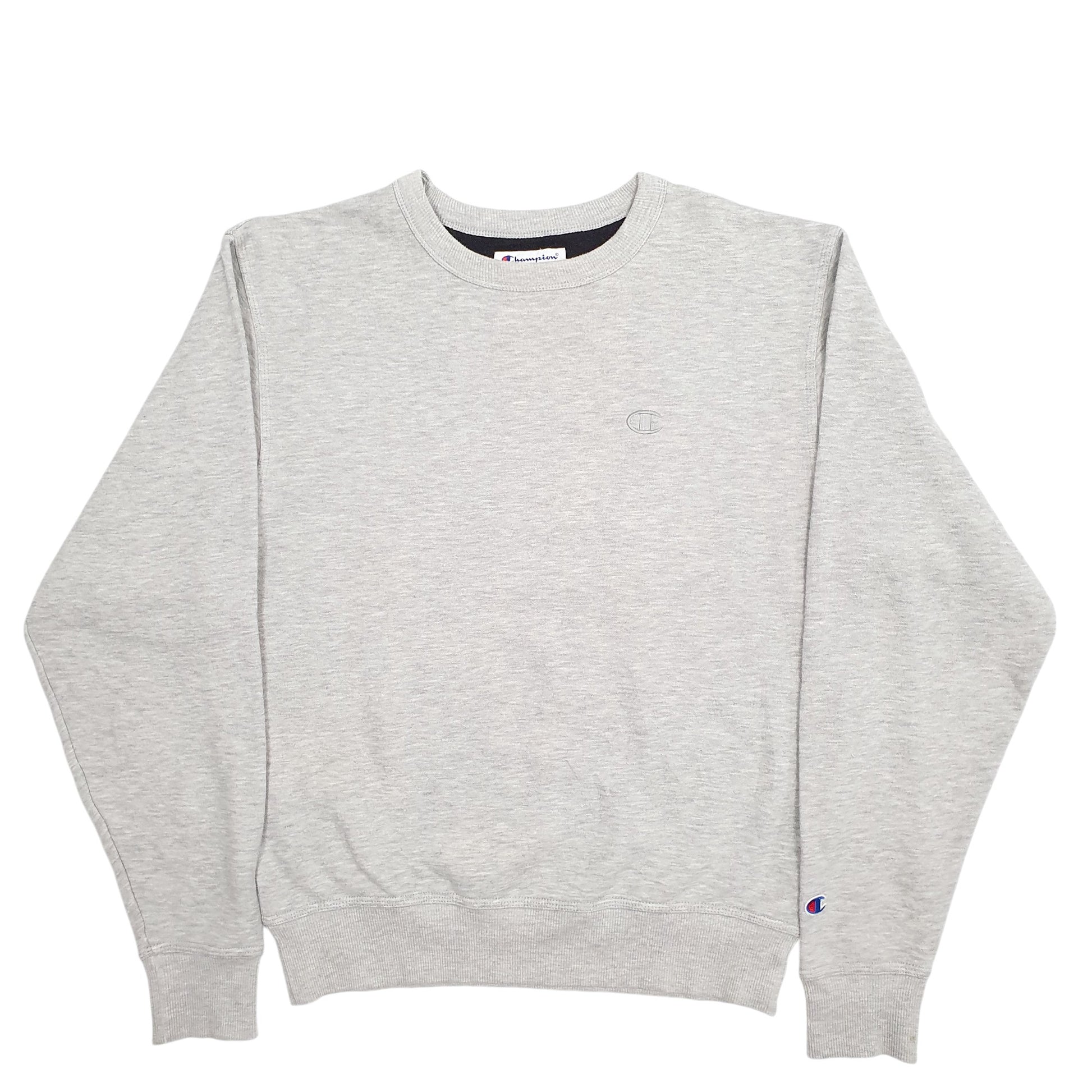 Mens Grey Champion  Crewneck Jumper