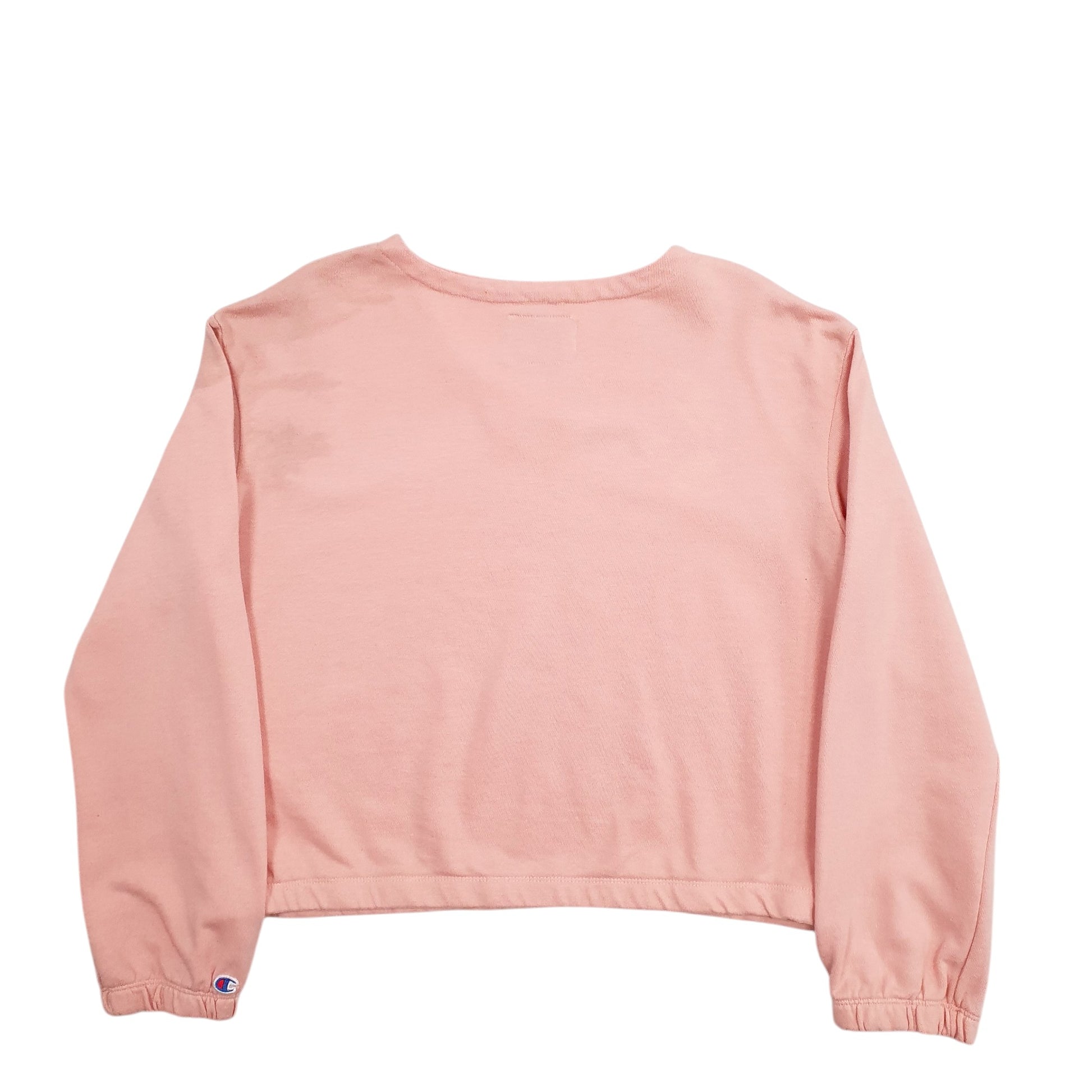 Womens Pink Champion  Crewneck Jumper