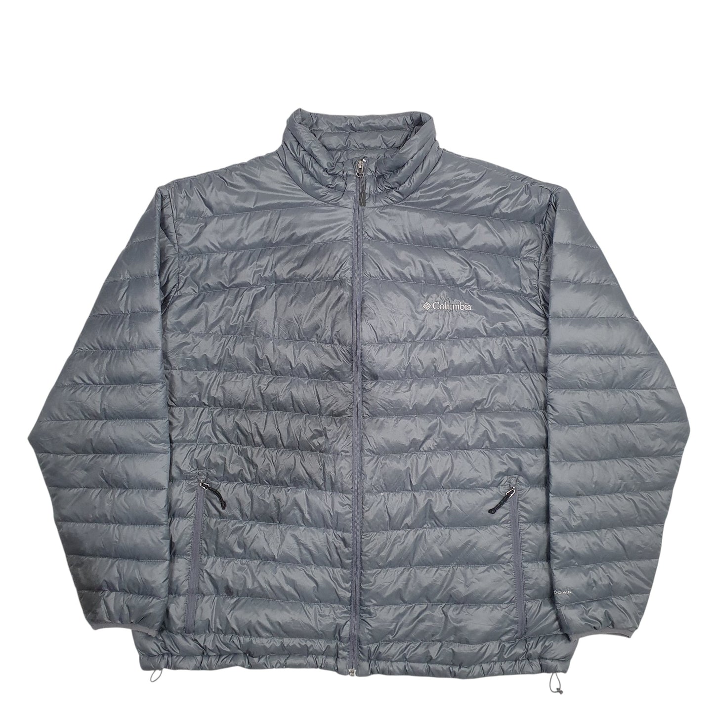 Mens Grey Columbia Turbodown  Coat