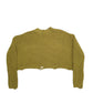 Womens Green Zara Oversized Crewneck Jumper