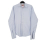 Mens Blue Pink  Long Sleeve Shirt