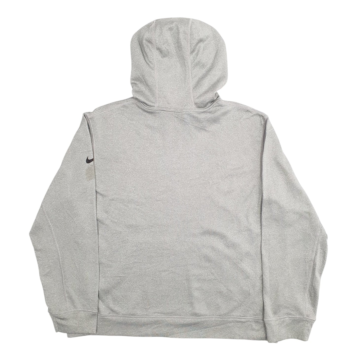 Mens Grey Nike Panthers Spellout Hoodie Jumper