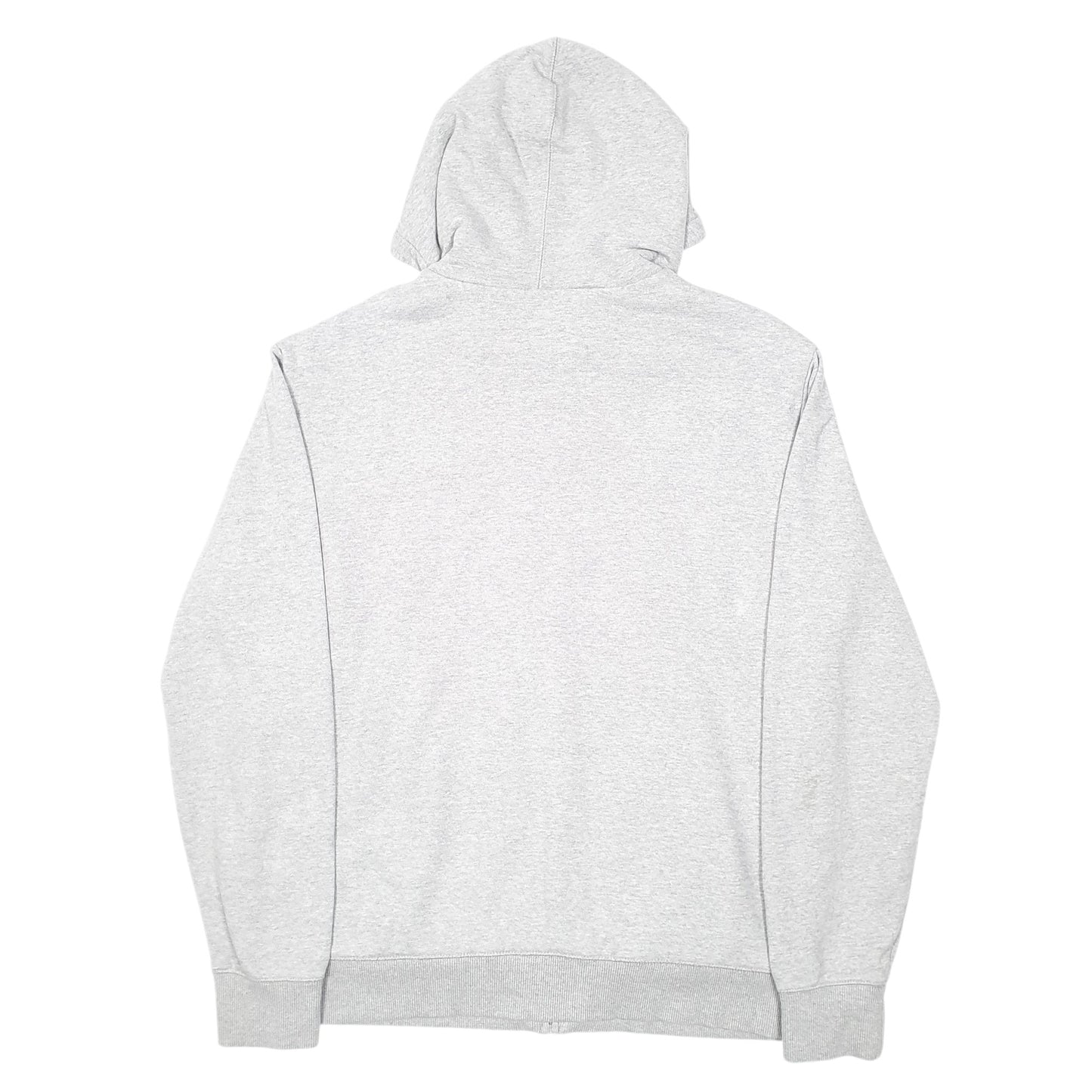 Mens Grey Fila Sherpa Fleece Lined Hoodie Full Zip Jumper