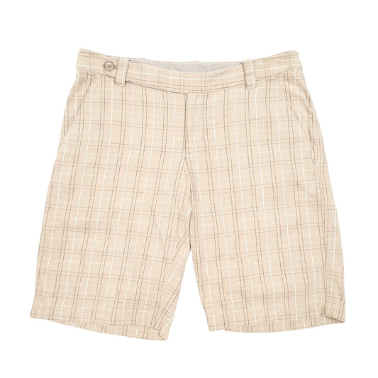 Womens Beige The North Face Check Grid Chino Shorts