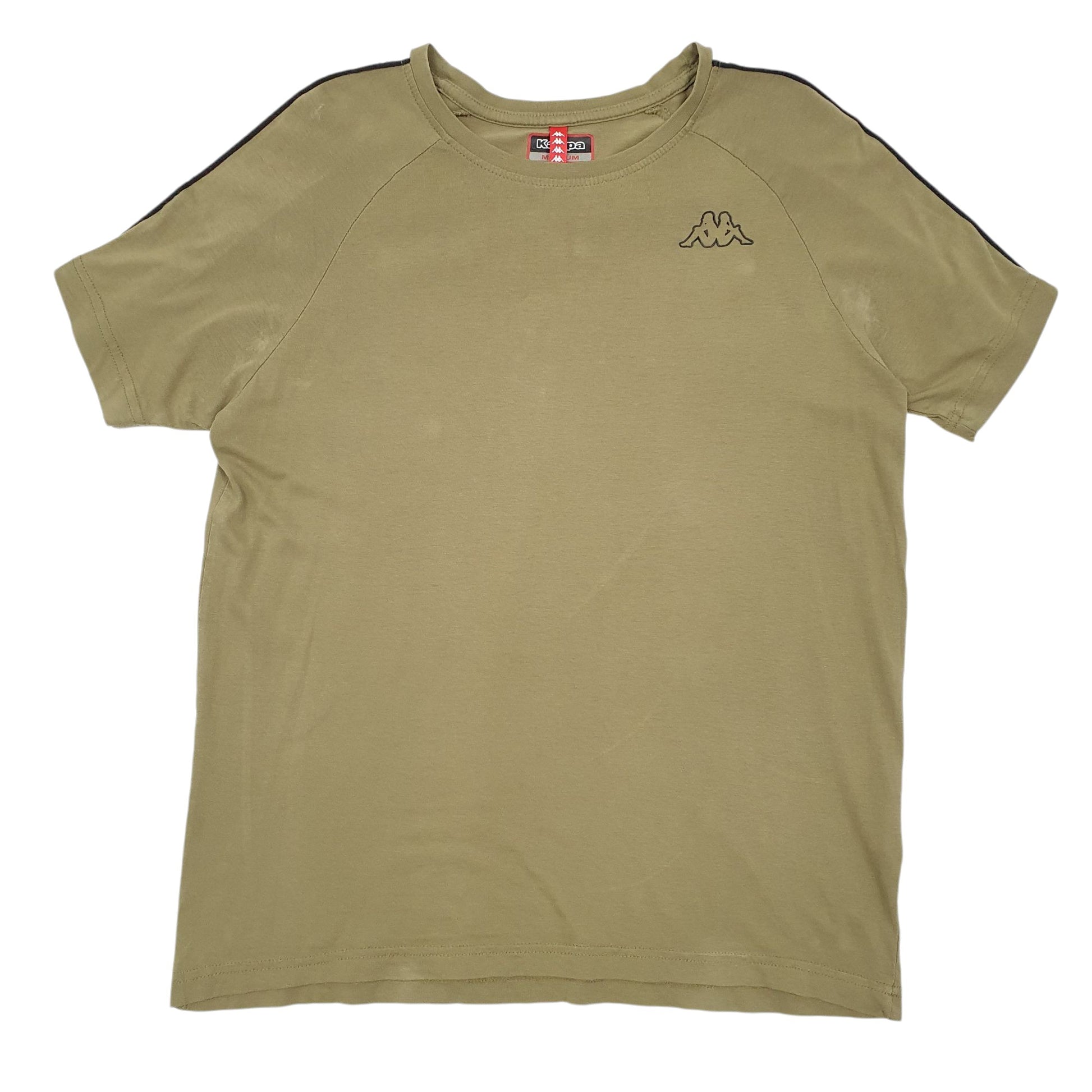 Mens Green Kappa  Short Sleeve T Shirt
