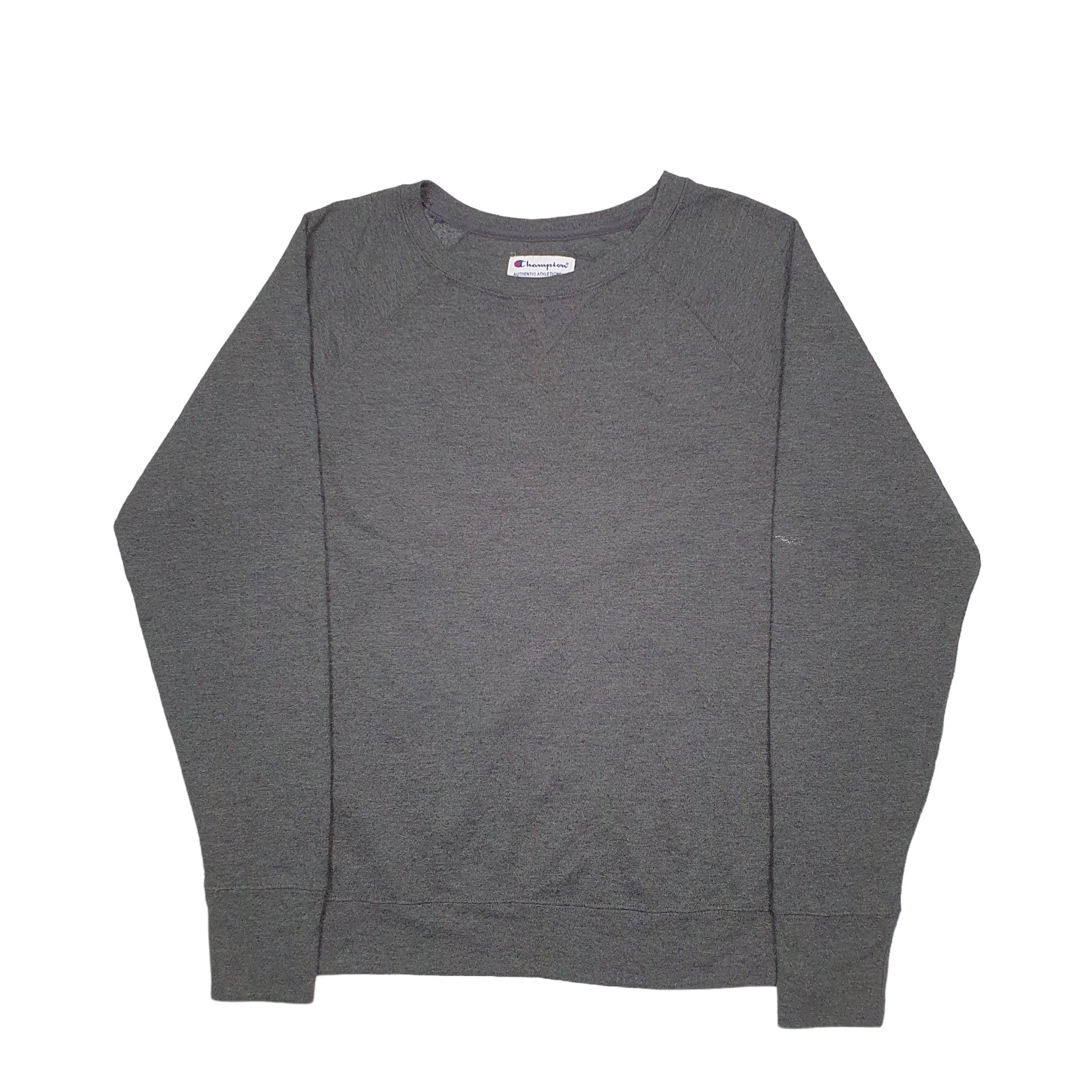 Mens Grey Champion  Crewneck Jumper