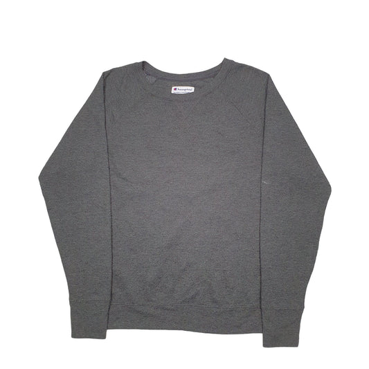 Mens Grey Champion  Crewneck Jumper